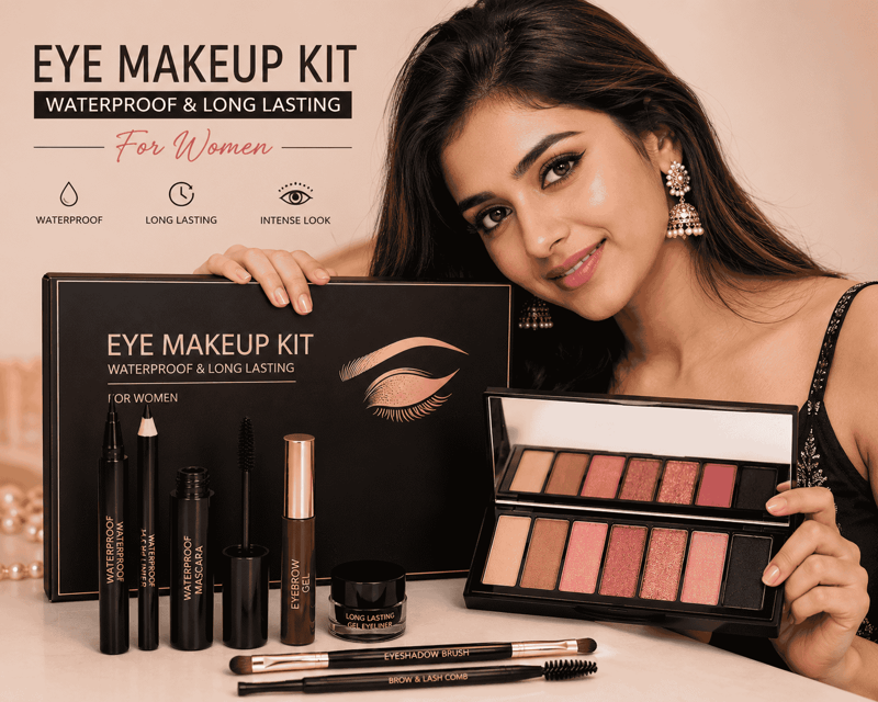 Waterproof Long Lasting Eye Makeup Kit for Women